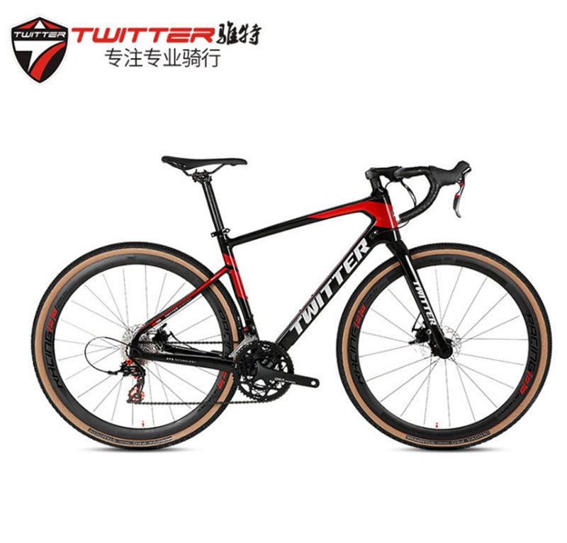 Carbon Bike Twitter Gravel Cross-Country 700CX40C 2*12-Speed  Road Vehicle Axle Shaft Disc Brake Gravel Bike Bicycle