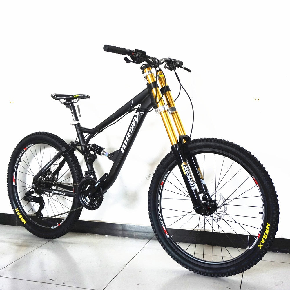 New Brand Downhill Mountain Bike Aluminum Alloy Frame Oil Disc Brake Soft Tail Bicicleta Outdoor Sports MTB Bicycle