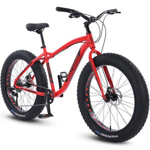 wolf&#39;s fang Bicycle Mountain Bike Road Fat bike bikes Speed 26 inch 10 speed bicycles Man Aluminum alloy frame Free shipping