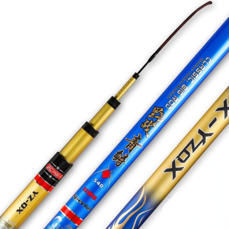 20H Super Hard Fishing Rod 19 Tune All Waters High Carbon Power Hand Rod Strong Pulling Force Heavy Fishing Weight Vara De Pesca