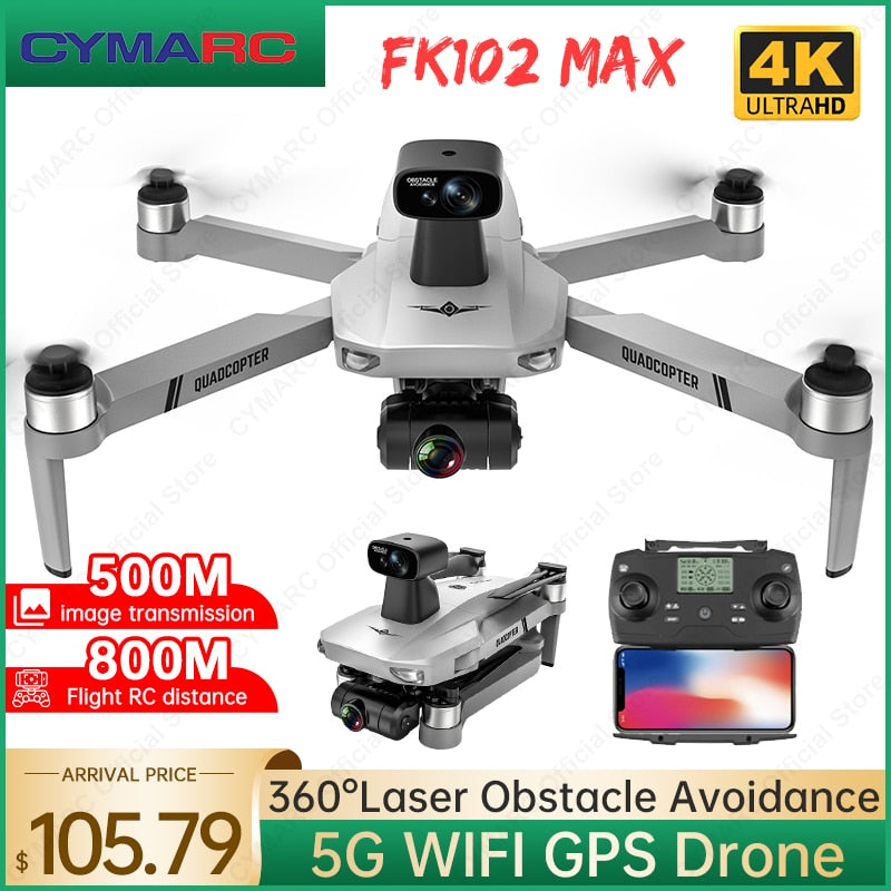 KF102 MAX / KF102 Drone 4K Profesiona 5G WiFi HD Camera Drones 2-Axis Gimbal With Optical Flow FPV Dron VS KF101 RC Quadcopter