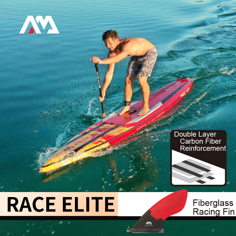 AQUA MARINA RACE  ELITE 427*63.5*15cm inflatable sup stand up paddle board inflatable surf surfboard fast race speed water sport