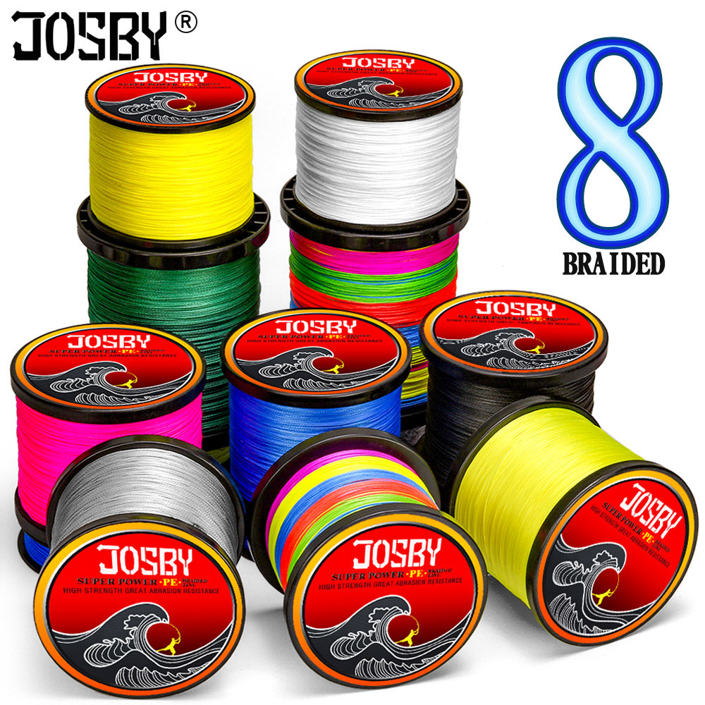 Fly Fishing Line 8 Strand PE Carp Braided Wire 120LB 1000M 500M 300M 150M - premiumoutdoorstore