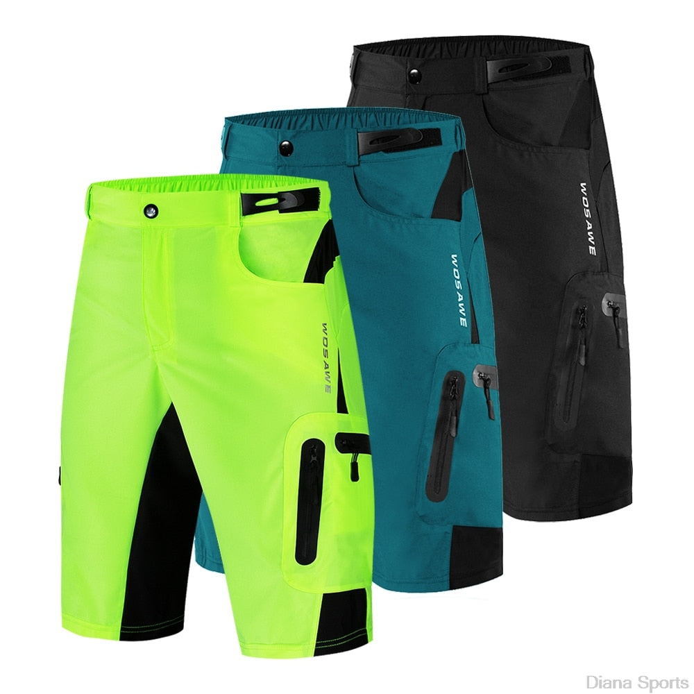 Summer Hiking Shorts Green/blue/black Outdoor Sports Shorts Men Women Riding Clothes Quick Dry Reflective Climbing Hiking Shorts