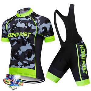 Cycling Jersey Set 2021 Camouflage Men&#39;s Cycling Clothing Racing Bicycle Clothing Suit Quick dry Mtb Bike Clothes Ropa bicicleta