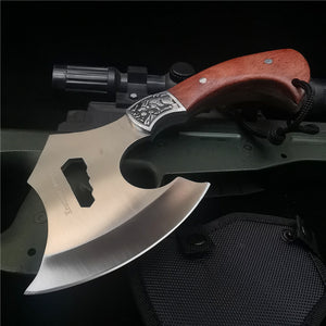 Survival Hunting Tomahawk Axes Hatchet Camping Hand Fire Stainless Steel