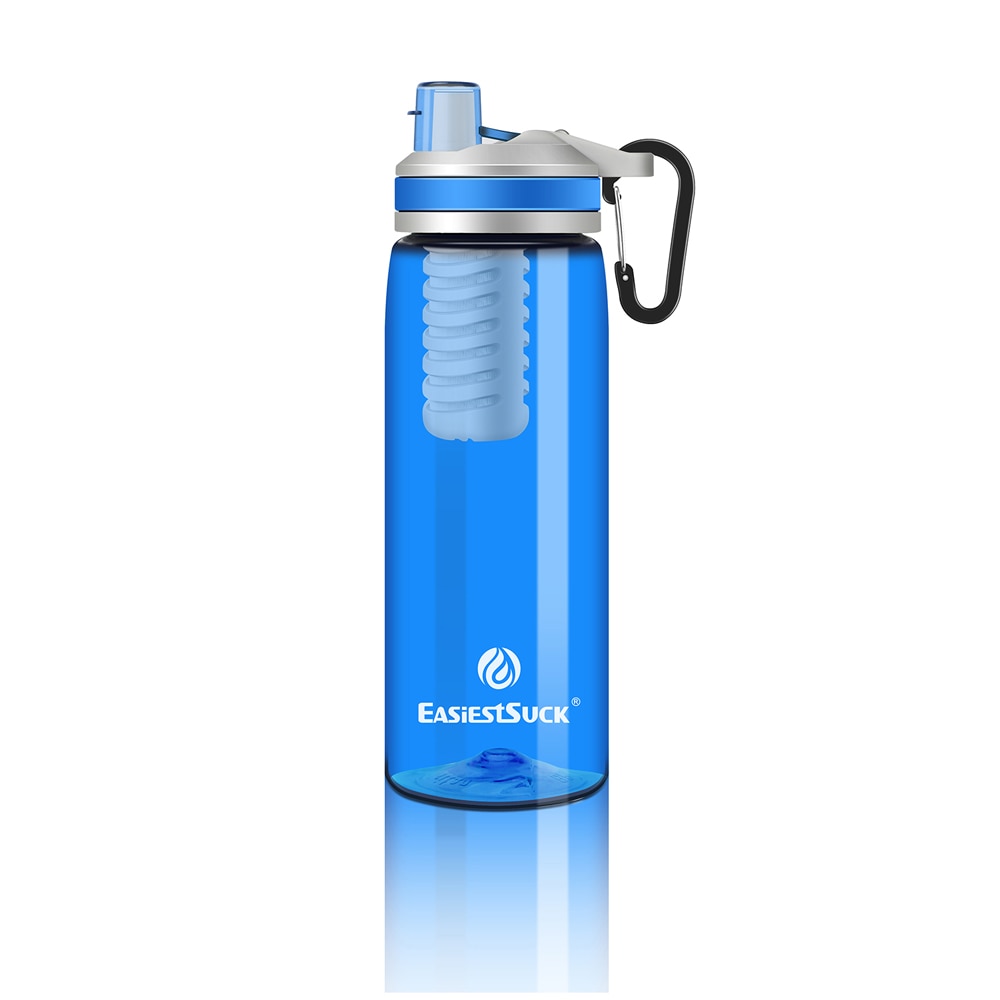 Water Purifier Hike Portable Foldable Water Purifier Bottle Outdoor Survival Personal Camping Collapsible Water Filter