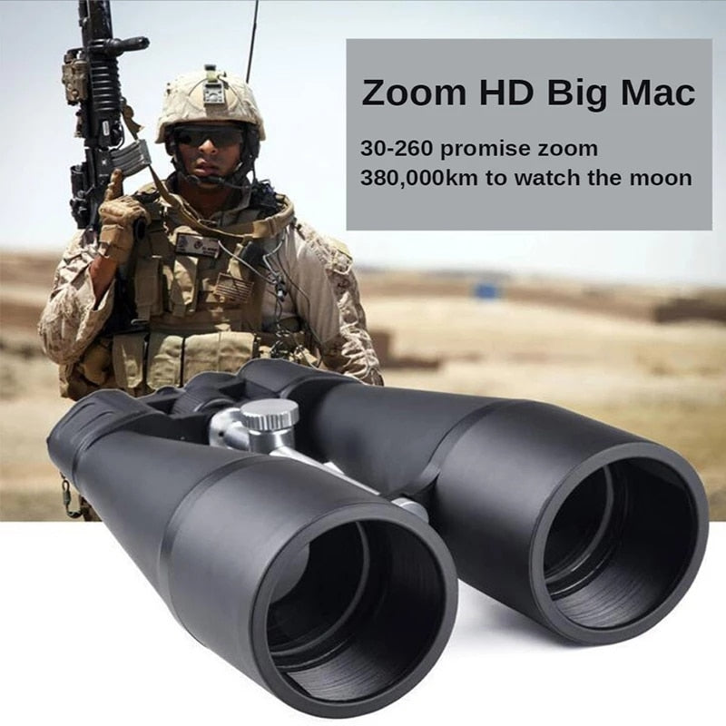 30-260X Zoom Binoculars Long Range Military Professional Powerful Telescope 4K HD Low Light Night Vision