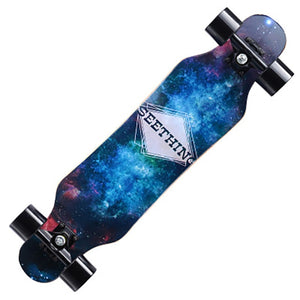 Teenagers Brush Street Dance Board Adult Skateboard Beginners Professional Longboard Road Skateboard Four-Wheel Drive