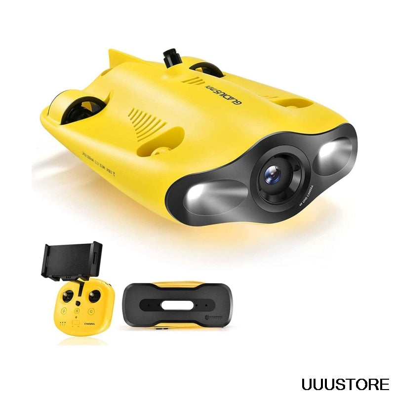 CHASING Gladius Mini Underwater Drone With 4K HD Camera 2 Hours Working Time One Key Depth Hold Live Stream