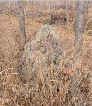 3D Ghillie Suit 5 PCS Sniper Military Tactical Hunter Camouflage Clothing gillie suit sniper Hunting Suit Army Birding Clothes