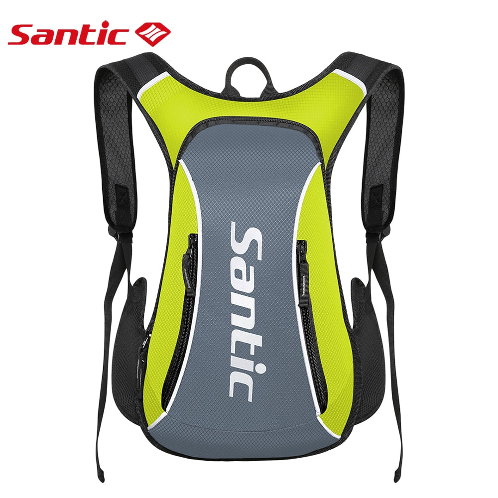 Santic Bicycle Backpack 15L Ultralight Waterproof Reflective Cycling Bags Travel Drypack for Outdoor Sports