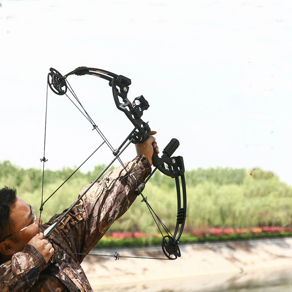 30-60lbs Adjustable Cnc Aluminum Alloy Hunting Compound Bow Archery Hunting Left And Right Hand Hunting Compound Bow