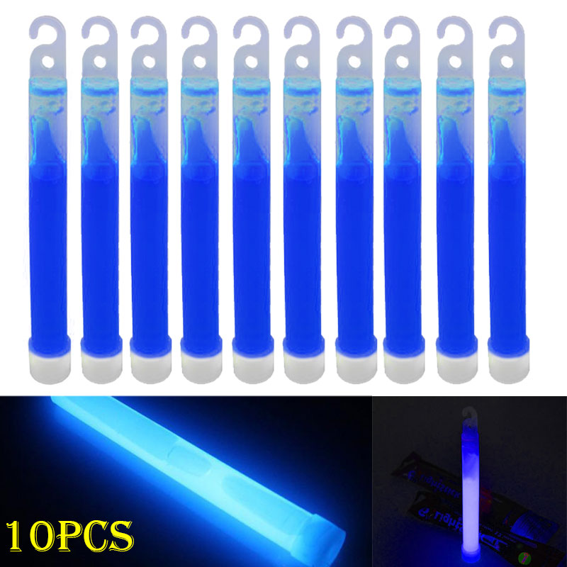 10pcs 6inch Industrial Grade Glow Sticks Light Stick Party Camping Emergency Lights