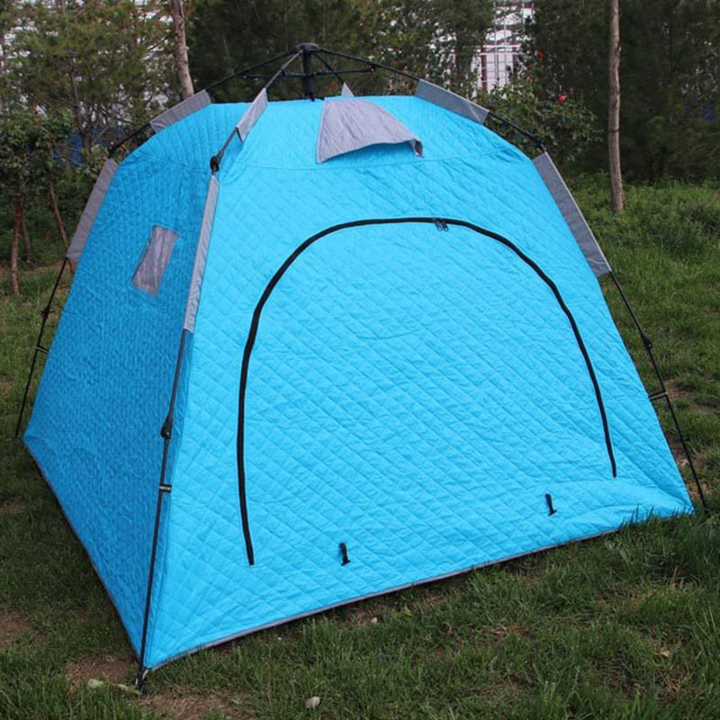 Winter Fishing Tent For Outdoor Ice Fishing  Windproof Large Space Tent 210x210x170cm