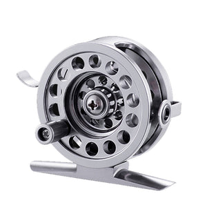 Ice Fishing Reel 53g 50mm Lightweight 2+1BB All Metal Winter Fishing Wheel Right Hand For Carp Trout Mini Fly Fishing Tackle