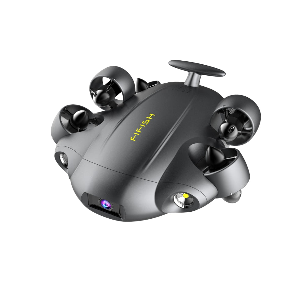 Fifish Mini Rov Submarine Diving Underwater Drone with 4K Camera 14400mAH 6000 Lumen VR Underwater Robot