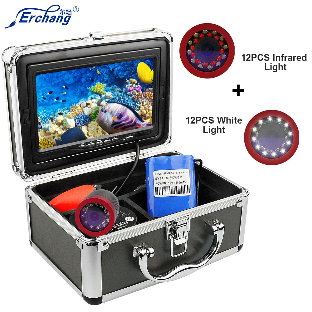 7 inch fishing camera night vision color fishing anchor fish find fish fishing ice fishing high-definition underwater camera