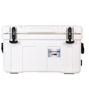 Lerpin Food Grade Plastic 35L Insulated Rotomolded Camping Cooler 5 Days Heat Preservation Slight Fading Clearance Sale