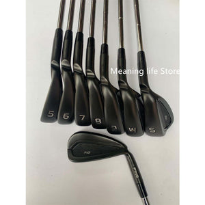 8 pcs 710 Golf Club Iron Set 456789WS Steel Shaft Men&#39;s Iron with Head Cover