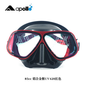 Apollo Bio Metal Mask 420 UV Aluminium alloy wide-angle diving mask  for scuba diving free diving snorkeling swimming