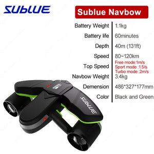 Sublue Navbow Underwater Scooter Smart Electric Underwater Scooter for Diving Snorkeling in the Water Hand-held Diving Equipment